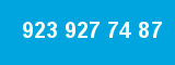 923 927 74 87 923 927 74 87